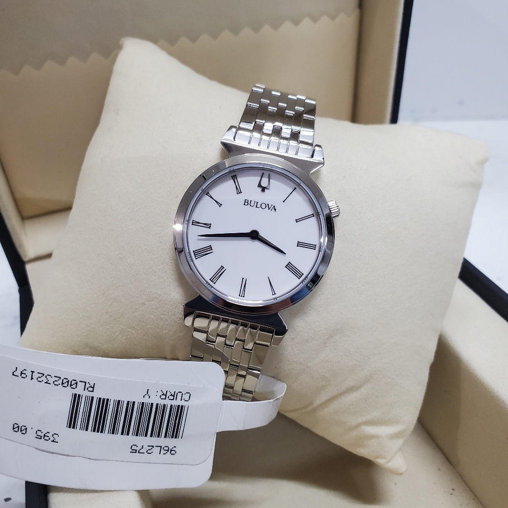 New Ladies Bulova Stainless steel $395